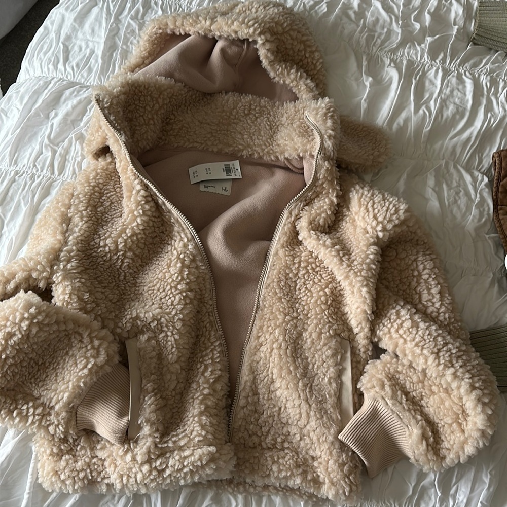 Abercrombie and Fitch Teddy Bear Jacket NWT